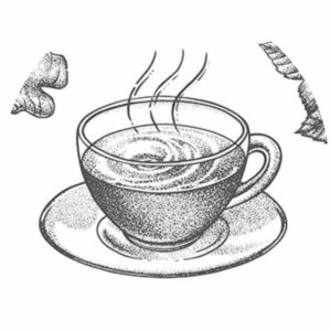 Herbal Tea Illustration Splashback