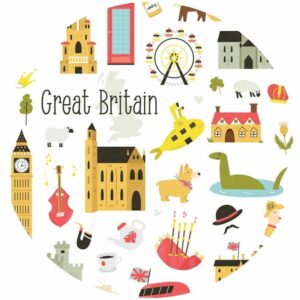 UK Landmarks Splashback