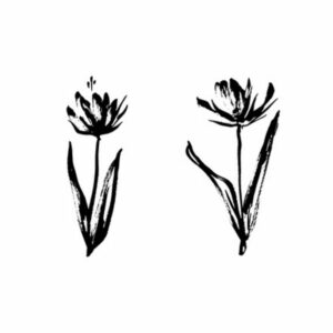 Inky Flower Splashback