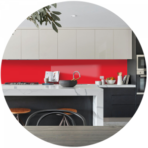 Juicy Red Alusplash Splashback