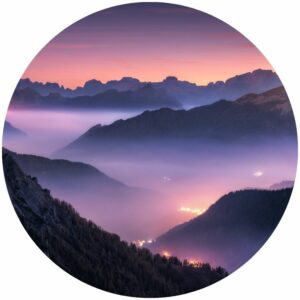 Purple Fog Splashback