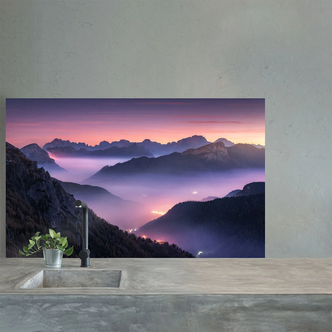 Purple Fog Splashback Purple Fog Splashback