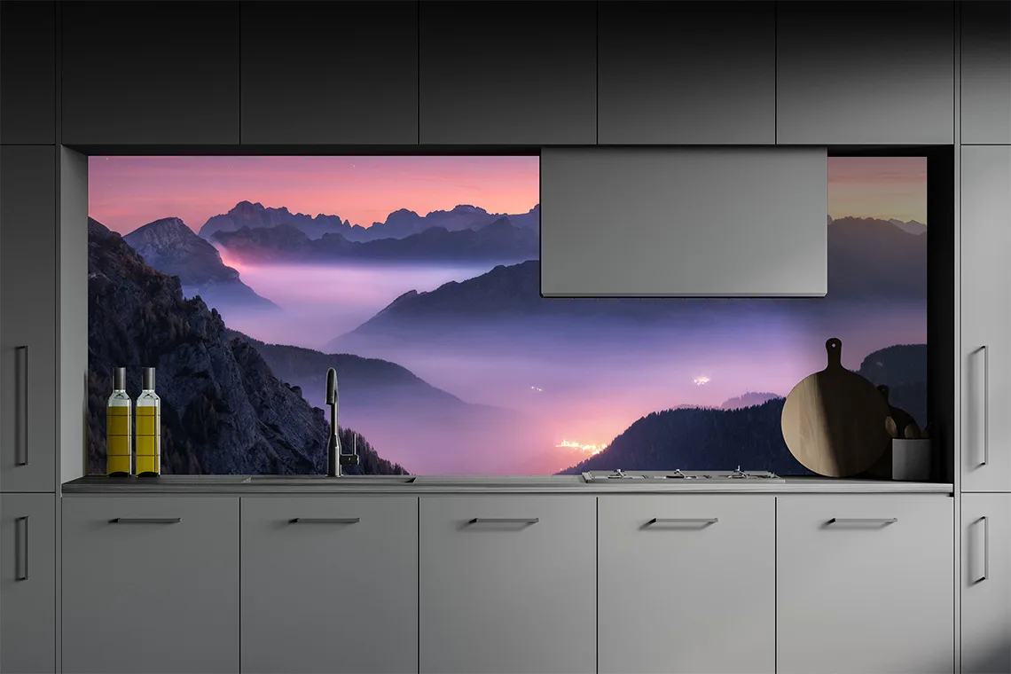 Purple Fog Splashback Purple Fog Splashback