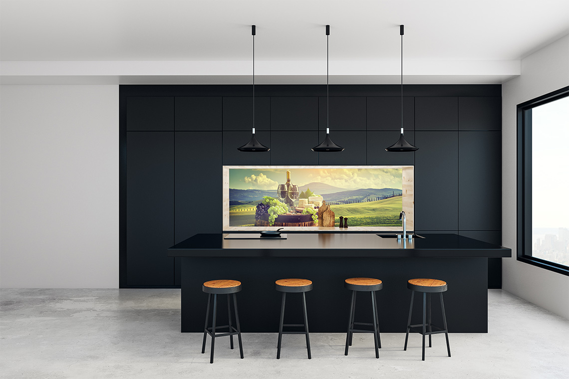 Tuscany Vineyard Splashback Tuscany Vineyard Splashback