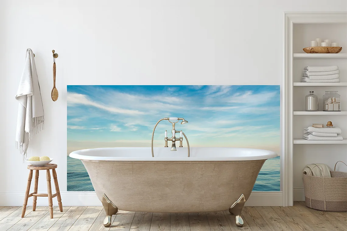 Clear Ocean Splashback
