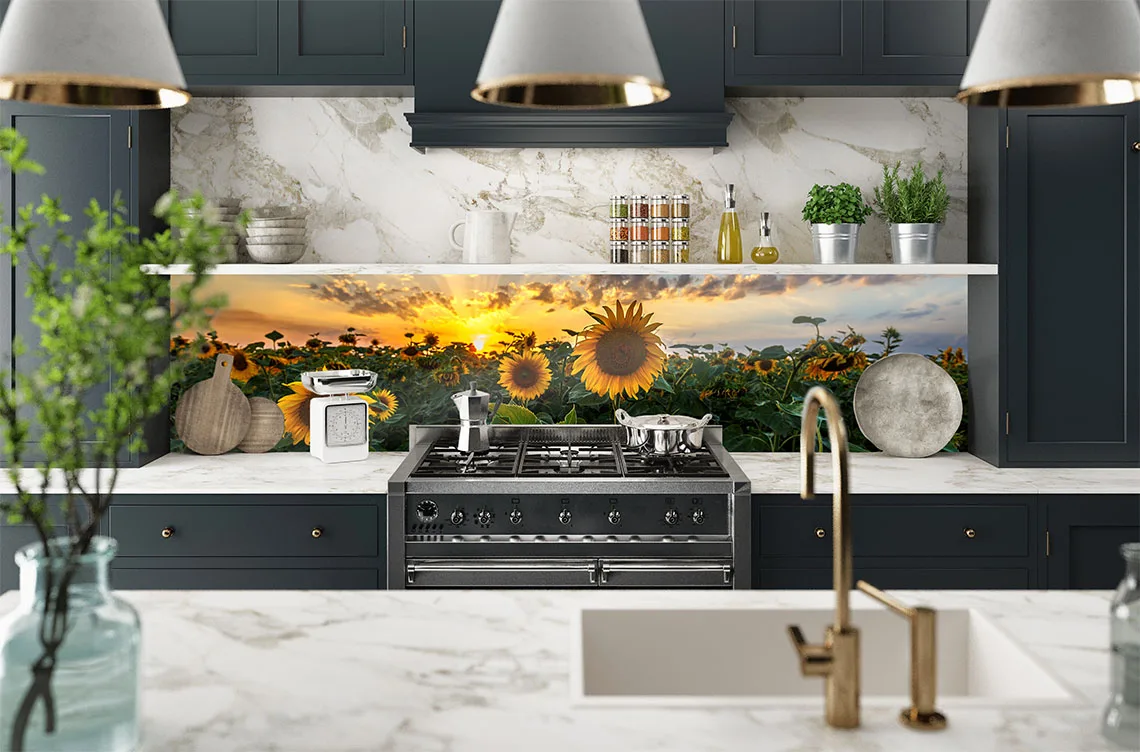 Field of Sunflowers Splashback
