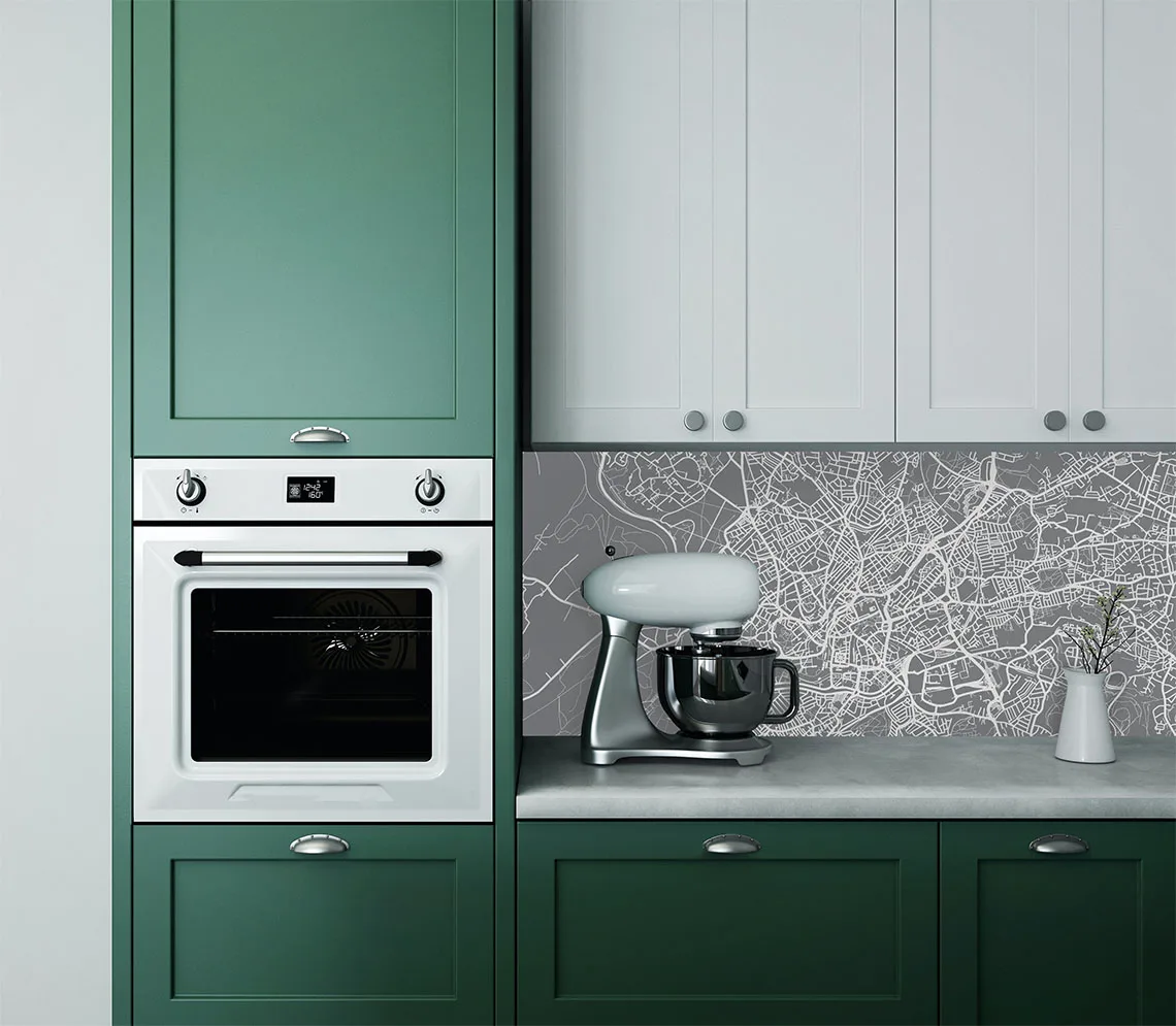 Bristol Map Splashback Bristol Map Splashback
