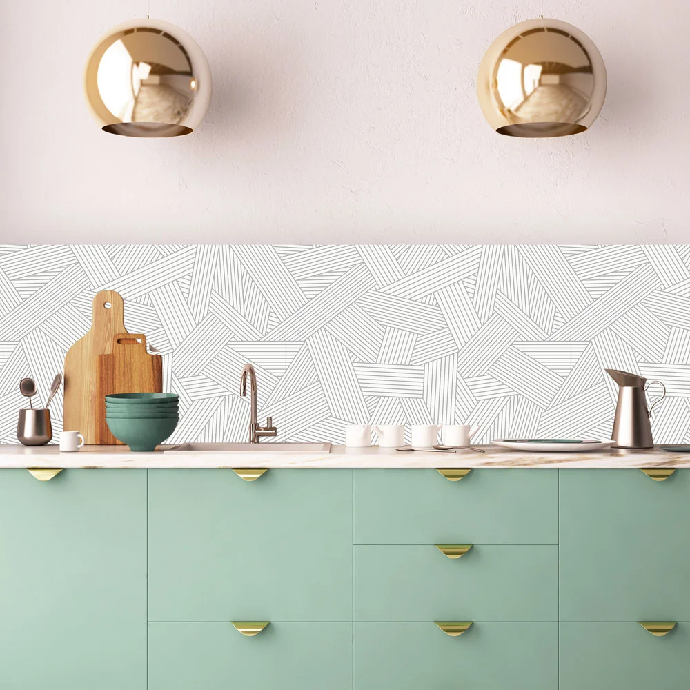 Abstract Line Pattern Splashback Abstract Line Pattern Splashback