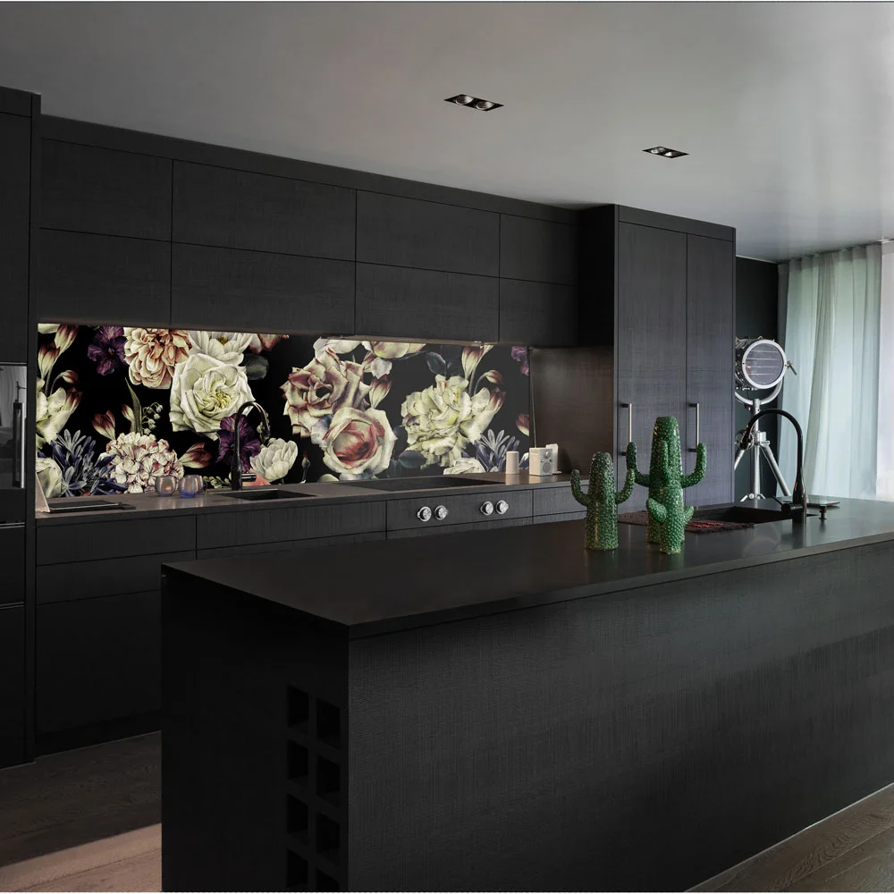 Antique Floral Splashback Antique Floral Splashback