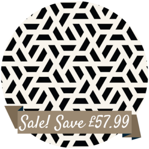 Monochrome Grid Pattern Splashback