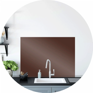 Chestnut Glass Splashback