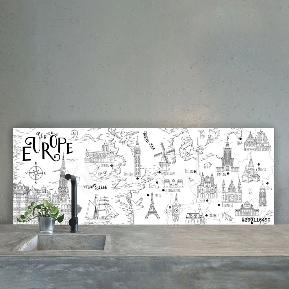 European Landmarks Splashback European Landmarks Splashback
