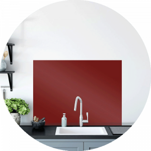 French Kiss Glass Splashback