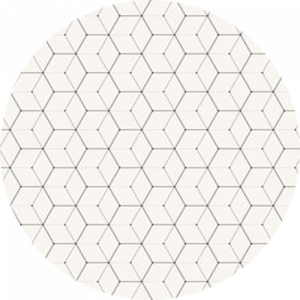Grey Hexagon Pattern Splashback