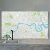 Map of London Splashback