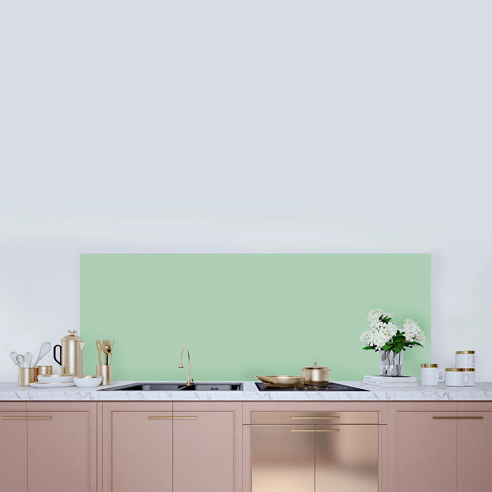 Matt Mint Splashback Sample