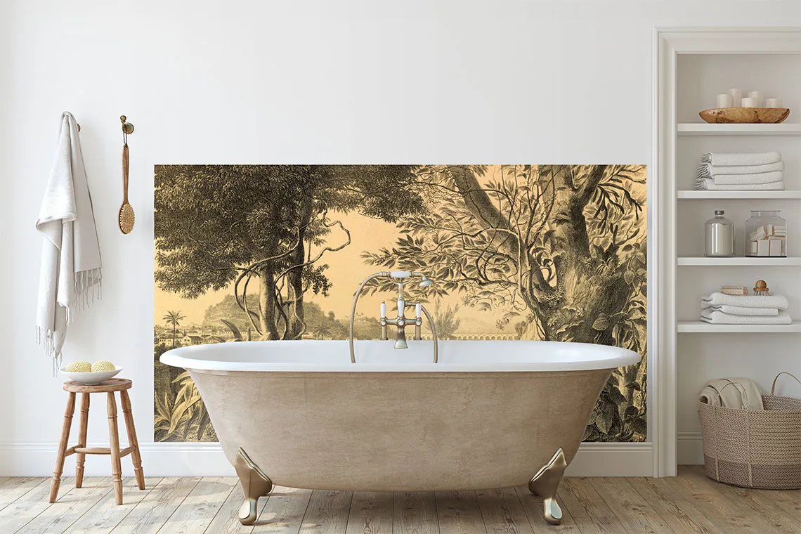 Sepia Landscape Splashback Sepia Landscape Splashback