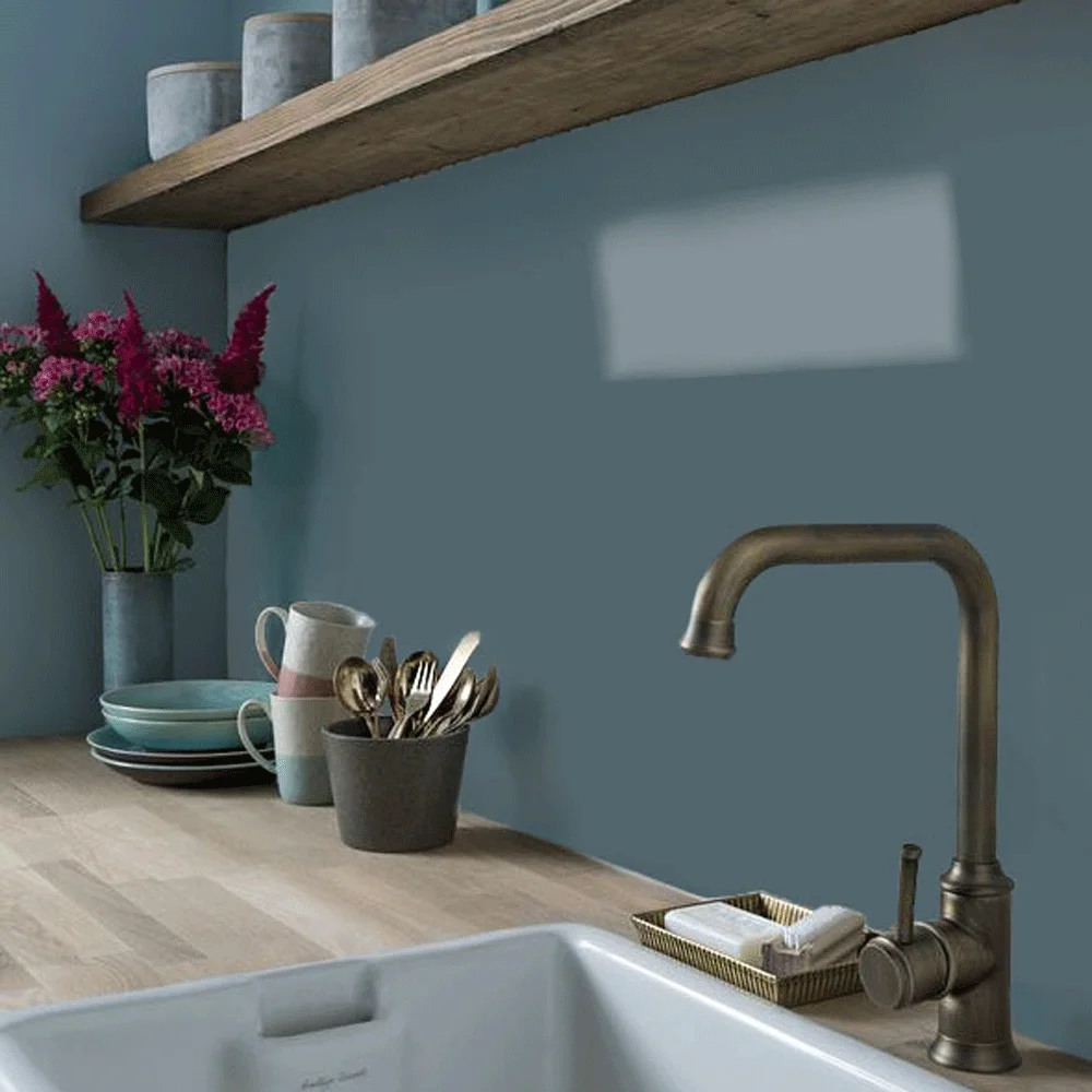 Petrol Blue Alusplash Splashback Sample Petrol Blue Alusplash Splashback Sample