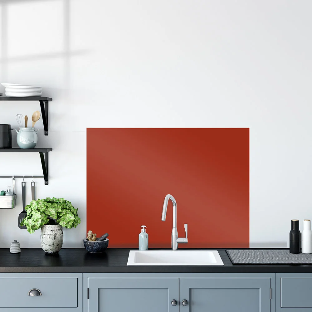 Poppy Glass Splashback