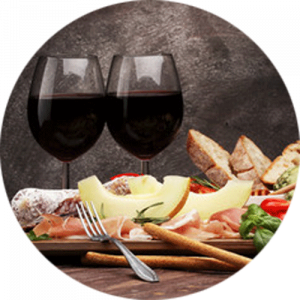 Rustic Snack Selection Splashback