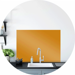 Saffron Glass Splashback