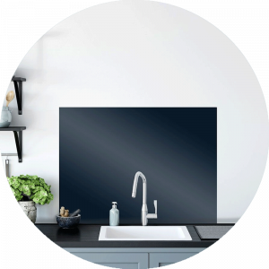 Shaded Agave Glass Splashback