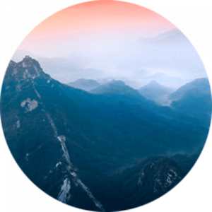 Sunrise Over the Great Wall Splashback