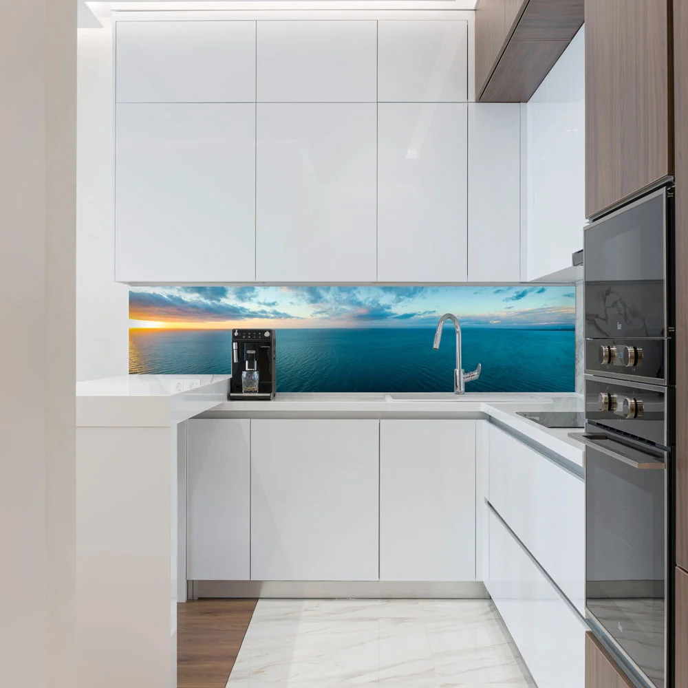 Teal Seascape Splashback