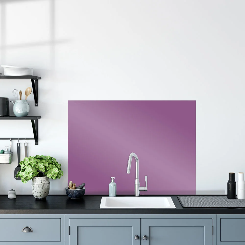 Violet Glass Splashback