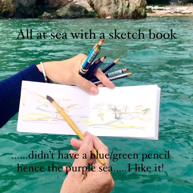 Sketching by the sea with Camilla Clark