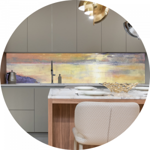 Golden Ocean Splashback