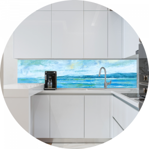 Turquoise Ocean Splashback