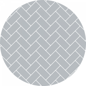 Grey Printed Herringbone Tile Sample