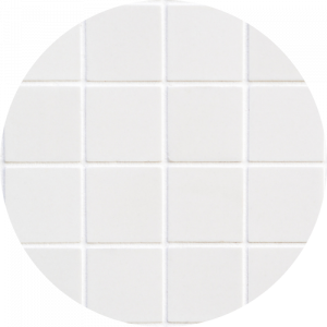 Simple Printed Square White Tile Splashback