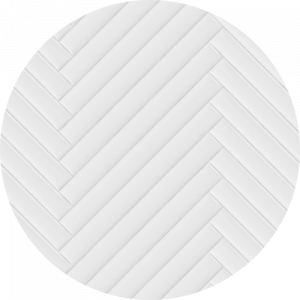 White Printed Herringbone Tile Sample